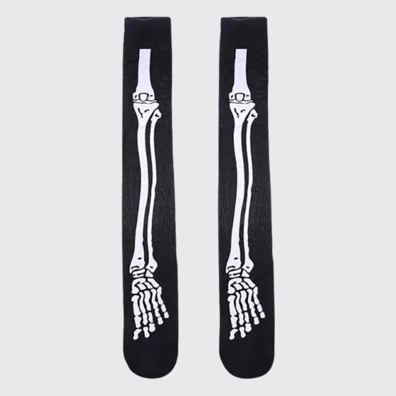 Goth Skeleton Socks
