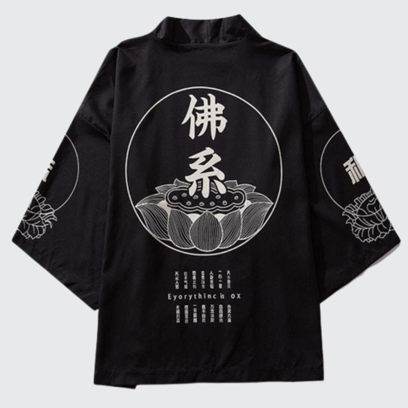 Japanese Black Kimono