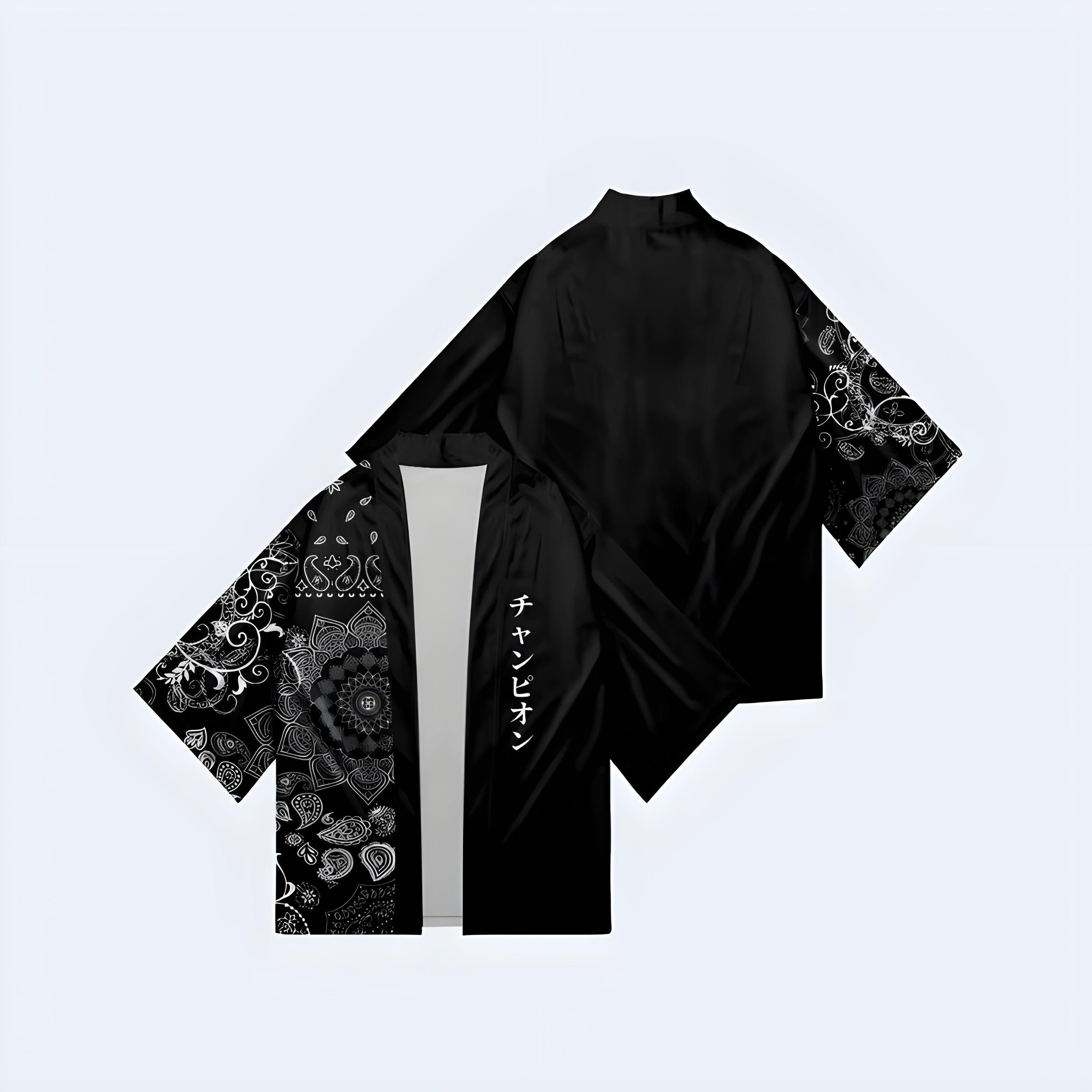 Japanese Kimono Patterns Black And White