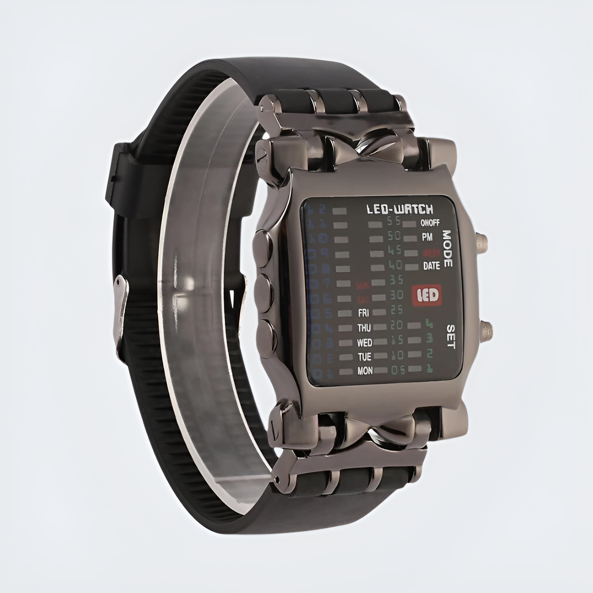 Led Digital Binary Wrist Watch