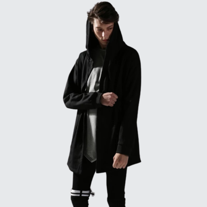 Dark Techwear Overcoat