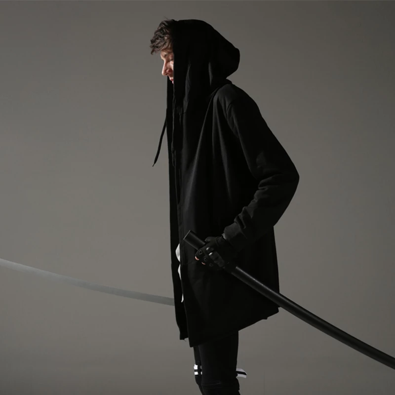 Dark Techwear Overcoat