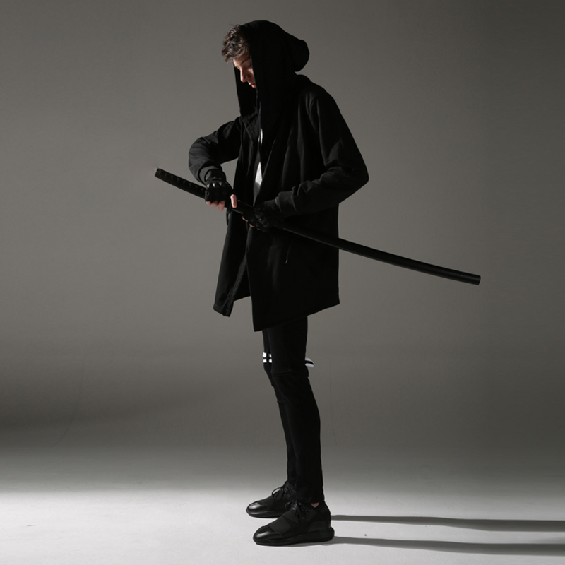 Long Hooded Sweatshirt