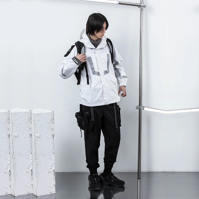 Reflective Hoodie Men