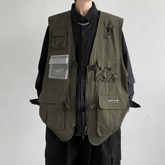 Techwear Multi Pocket Waistcoat