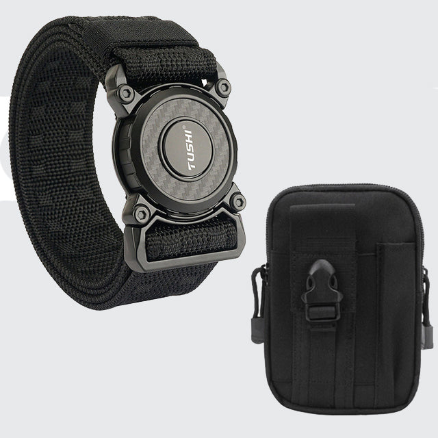 Military Tactical Belt With Pouches