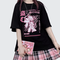 Pink Anime T-shirt