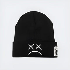 Sad Face Beanie