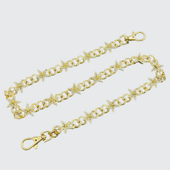 Shiny Rhinestones Star Chain