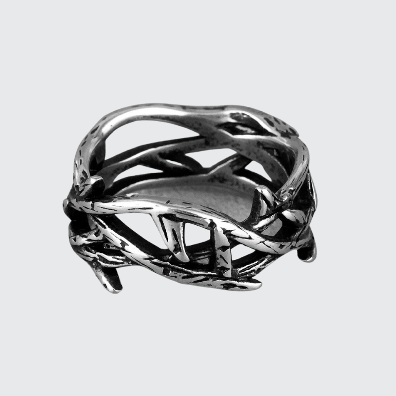 Silver Branch Ring