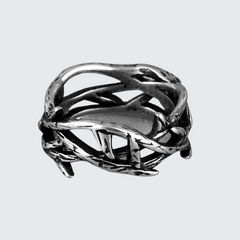 Silver Branch Ring