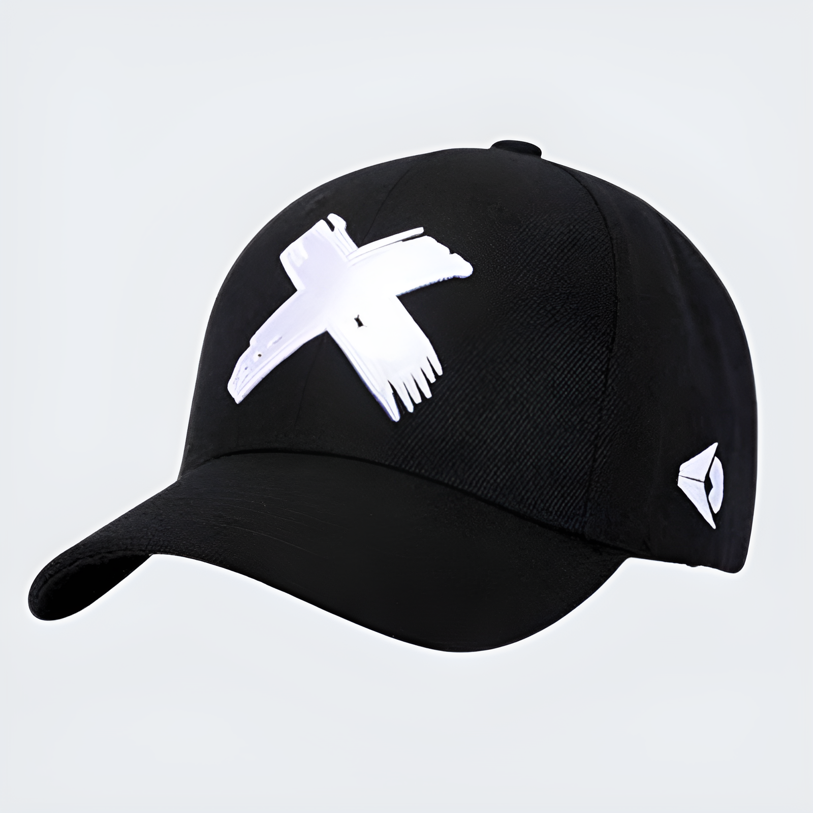 Techwear Baseball Cap White Cross