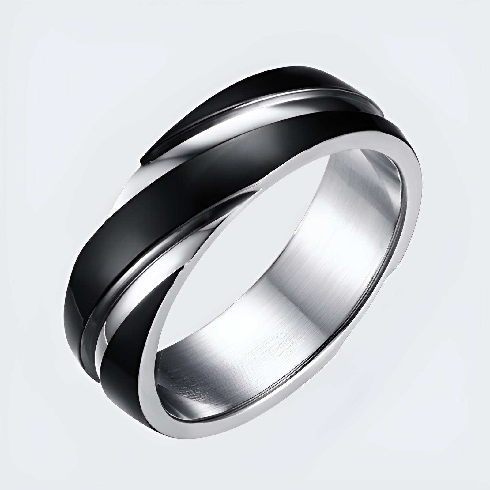 Twist Titanium Ring