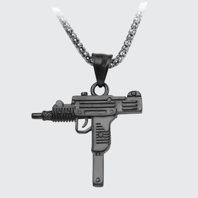 Uzi Gun Necklace