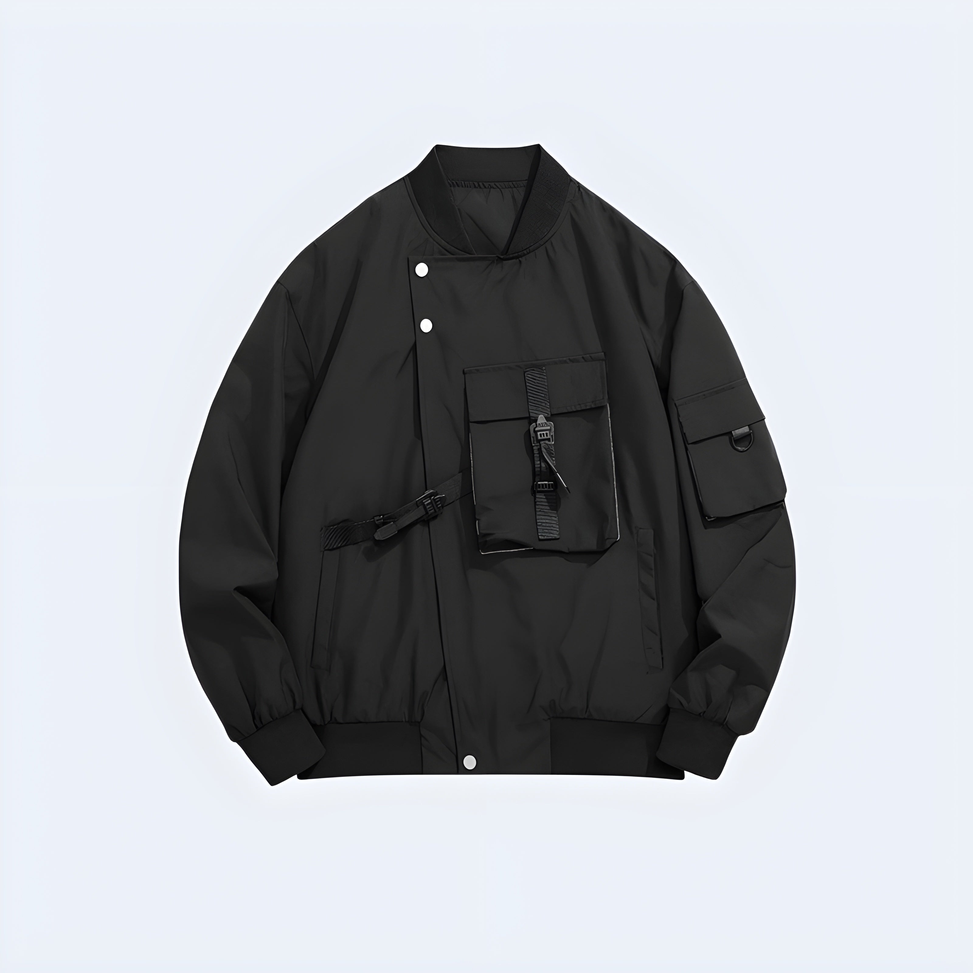 Tactical Bomber With Pocket Jacket