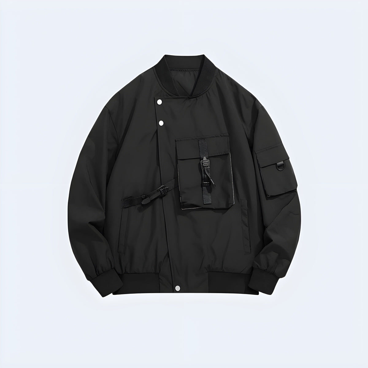 Tactical Bomber With Pocket Jacket