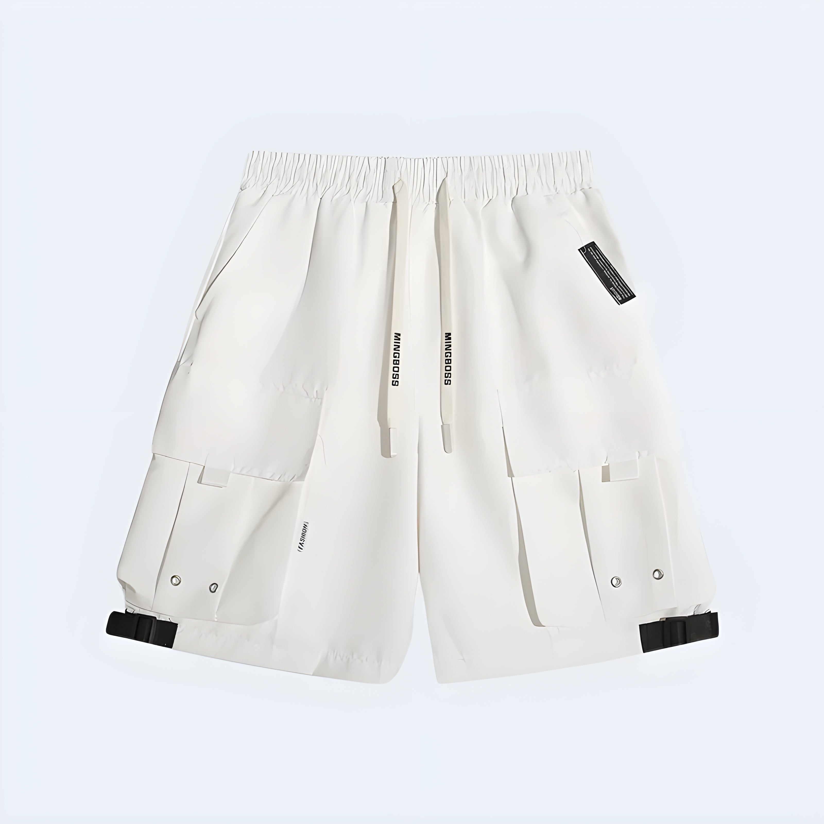 White Techwear Short