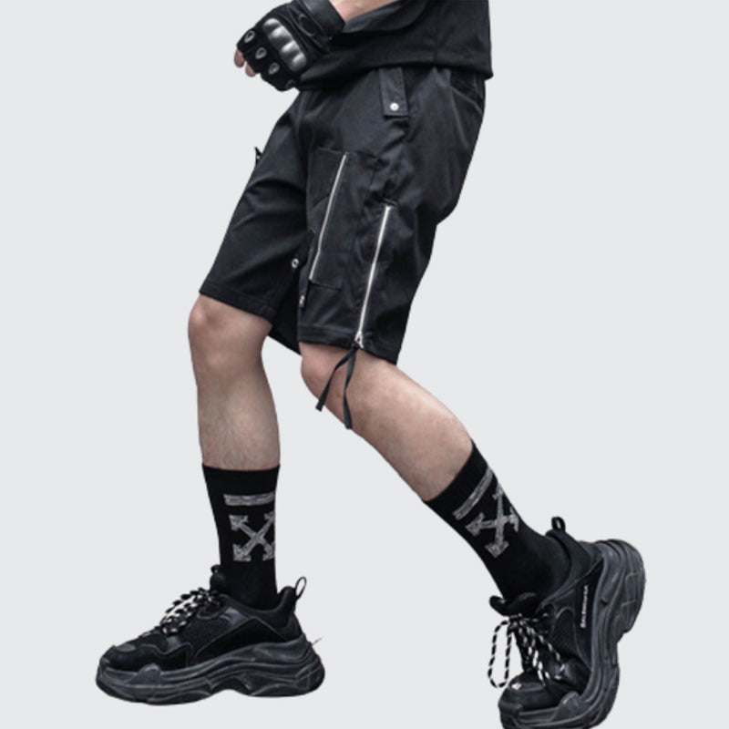 Zipper Techwear Summer Short