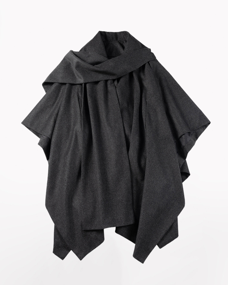 Winter Scarf Cape Coat