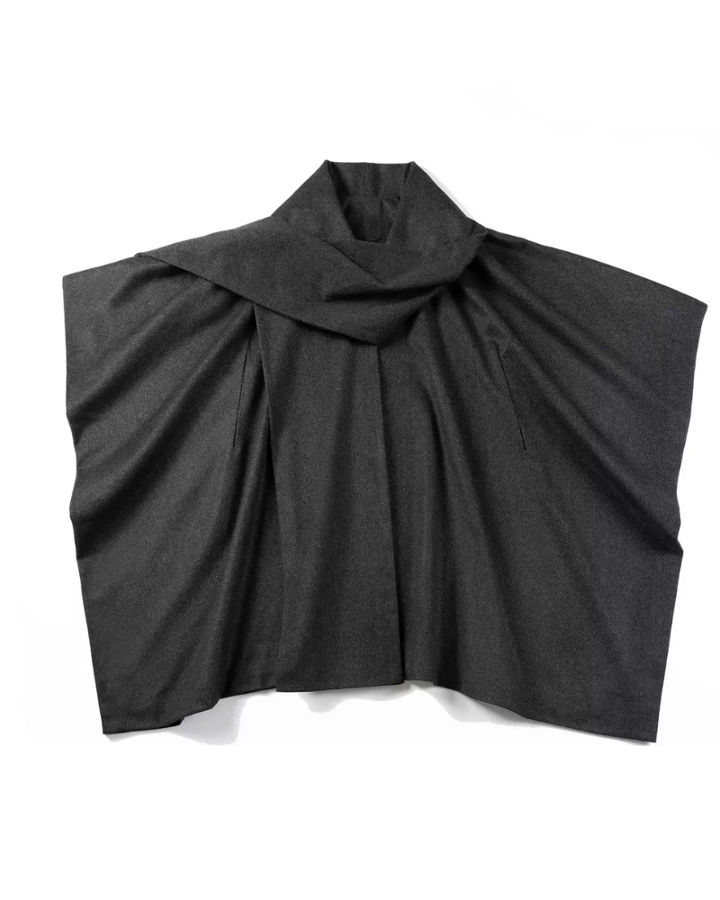 Winter Scarf Cape Coat