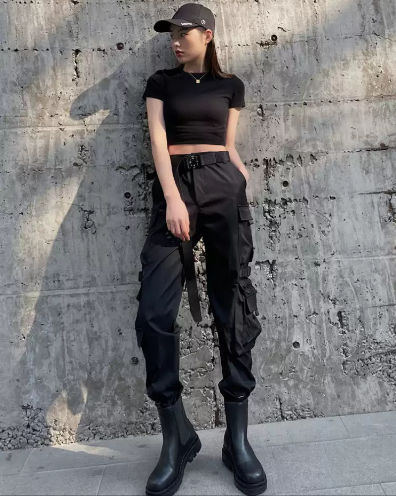 Women Multi-Pockets Cargo Pants