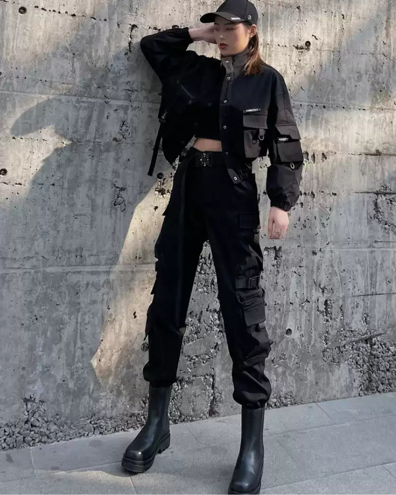 Women Multi-Pockets Cargo Pants