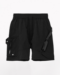 Woven Patchwork Cargo Shorts