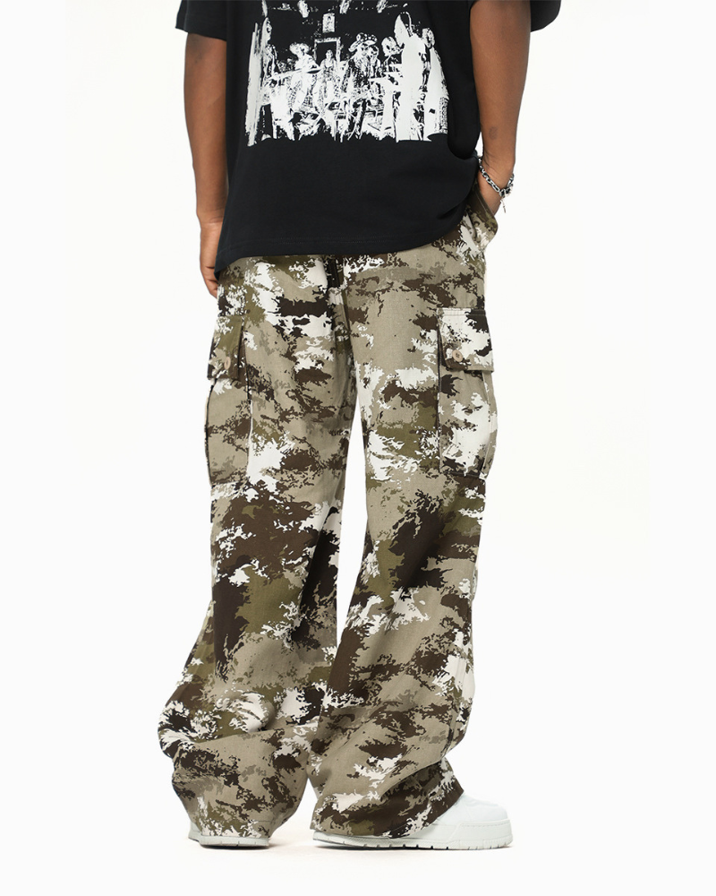 Y2K Camo Cargo Pants