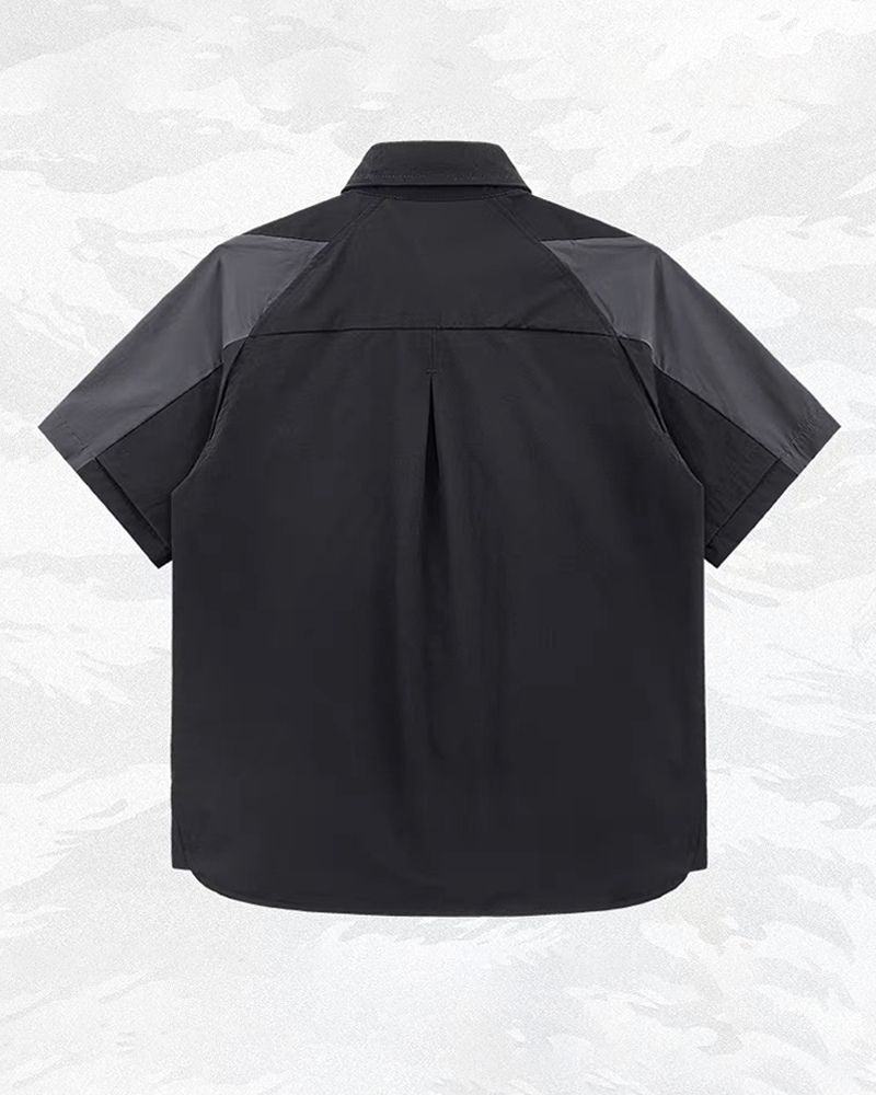 Color-Blocking Patchwork T-Shirt