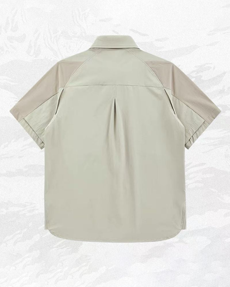Color-Blocking Patchwork T-Shirt
