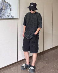 Pockets Patchwork Cargo Shorts
