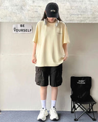 Pockets Patchwork Cargo Shorts