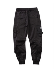 Slim Black Cargo Pants