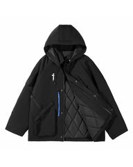 Futuristic Cyberpunk Unisex Hooded Jacket