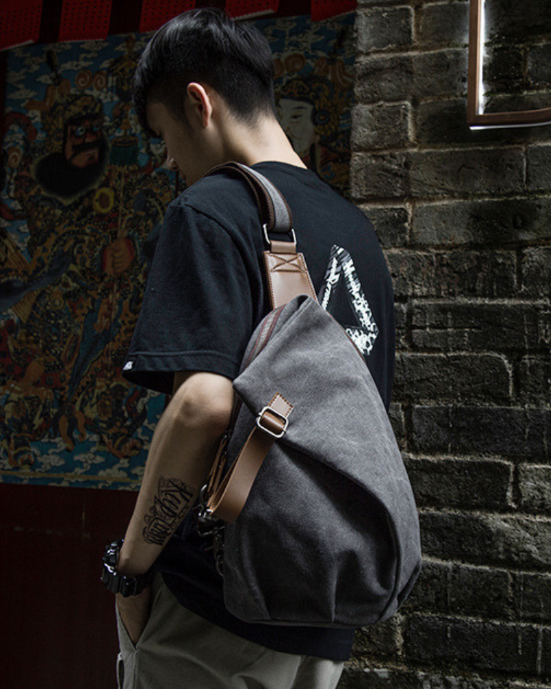 Canvas Sling Backpack