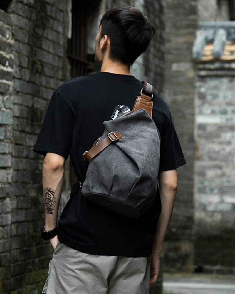 Canvas Sling Backpack