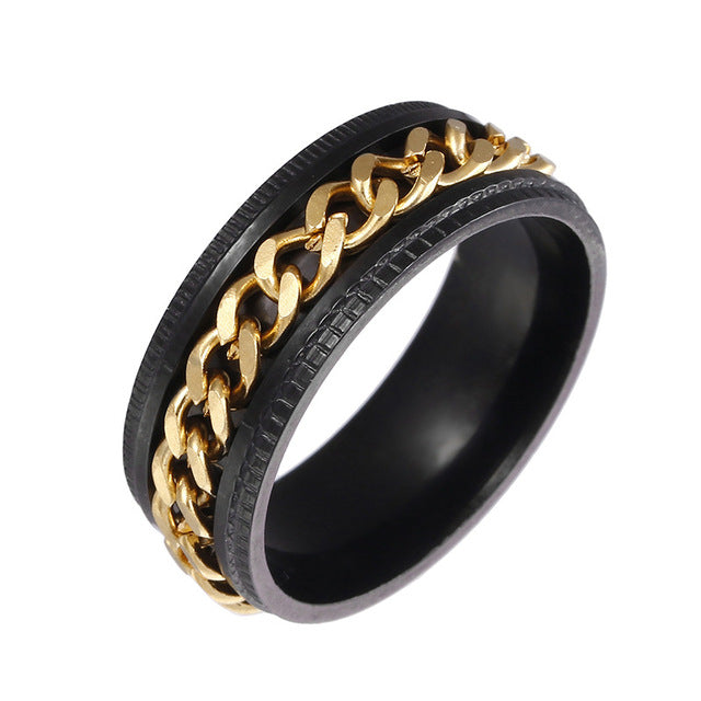 Black Chain Ring