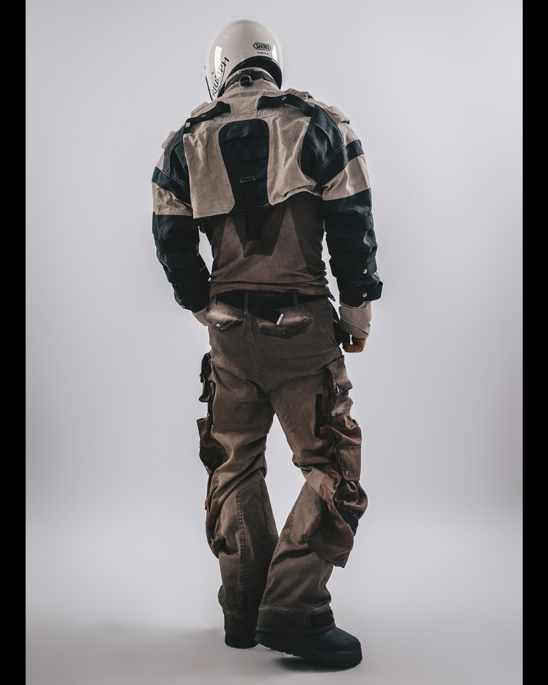 Wasteland Functional 3D Pocket Wide Leg Cargo Pants