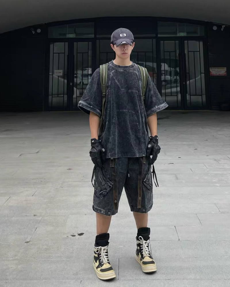 Wasteland Washed Heavyweight Cotton Men's T-Shirt