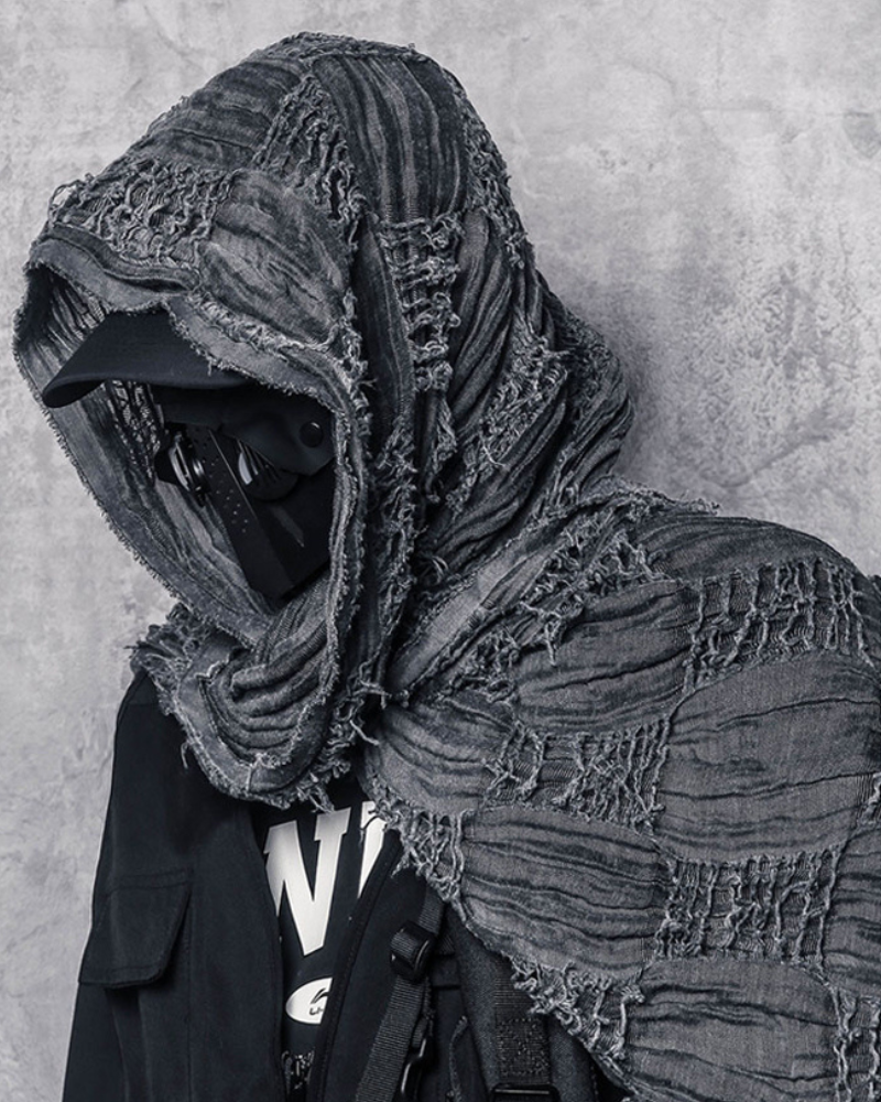 Wasteland Wear Distressed Tactical Shawl Scarf