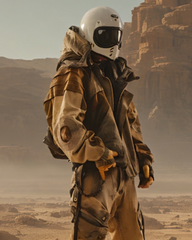 Wasteland Wear Functional Bat Sleeve Washed Jacket