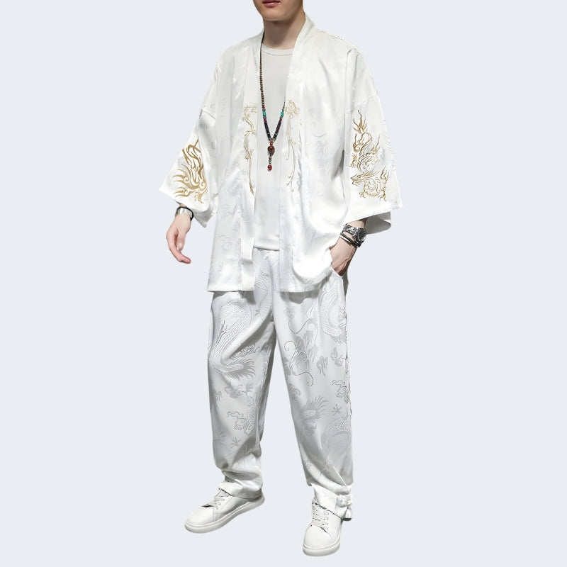 White Japanese Kimono