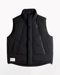 Winter Double Zipper Unisex Cotton Vest