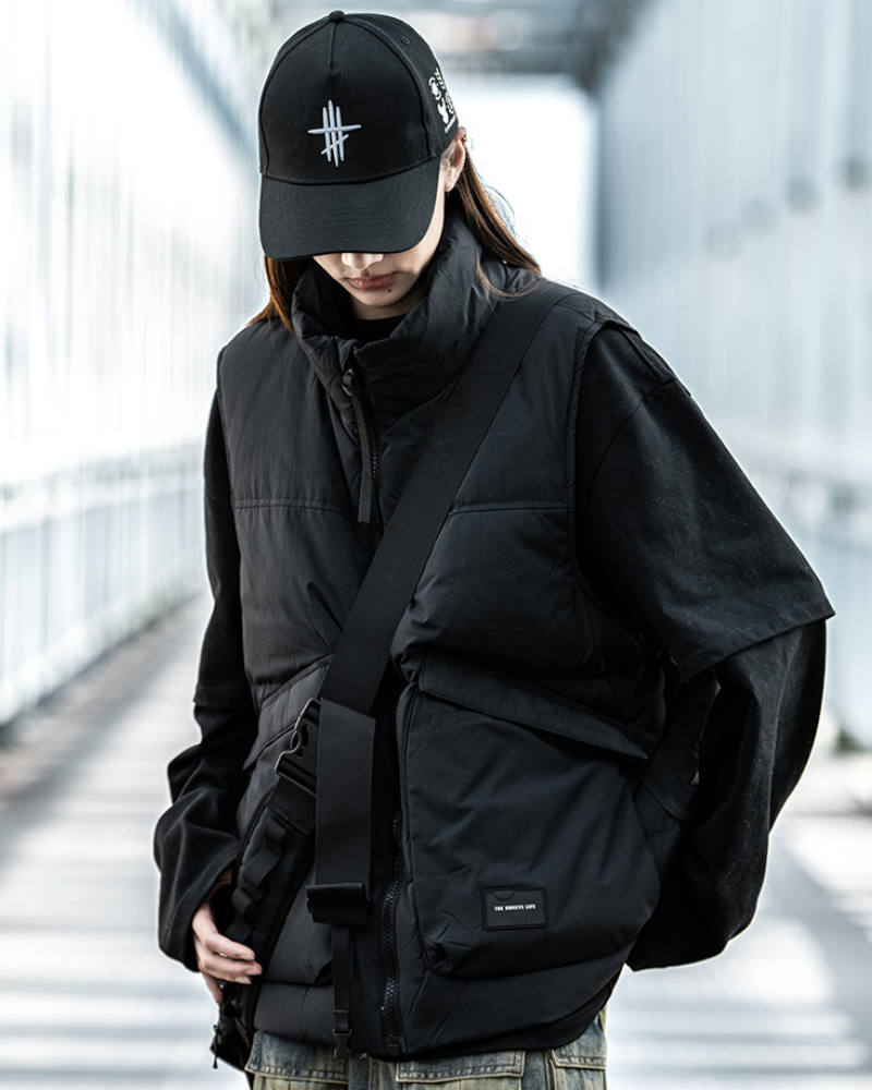 Winter Stand Collar Unisex Puffer Vest