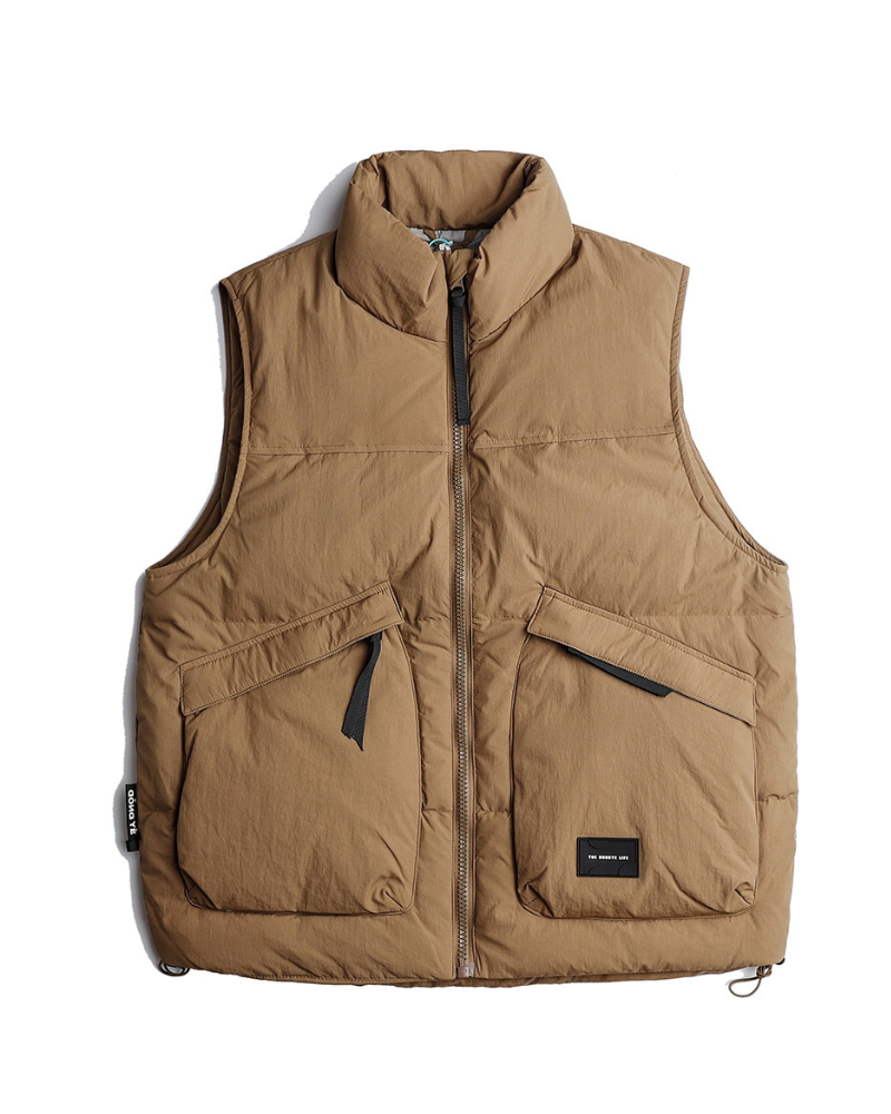 Winter Stand Collar Unisex Puffer Vest