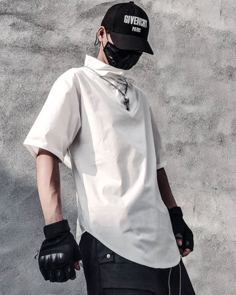 With Chain Function Japanese T-Shirt