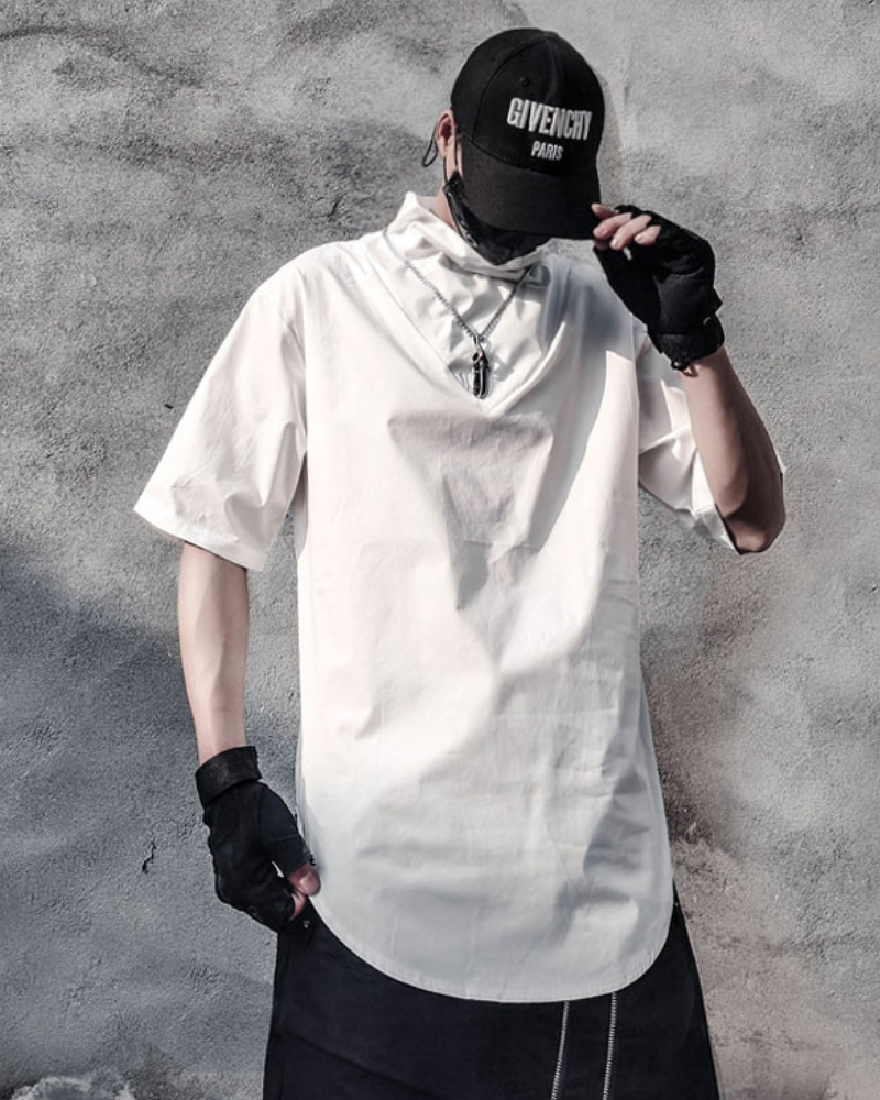 With Chain Function Japanese T-Shirt
