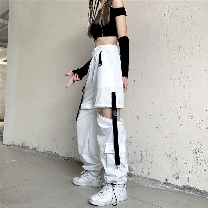 Techwear White Pant Women