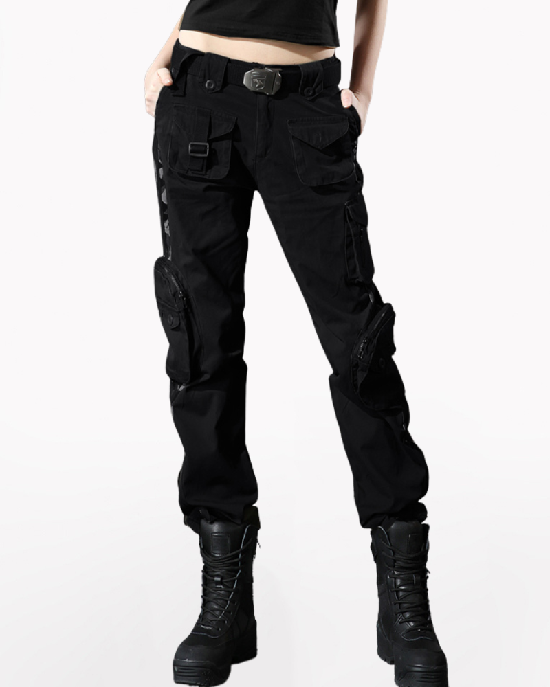 Women's Multi-Pocket Slim Fit Cargo Pants