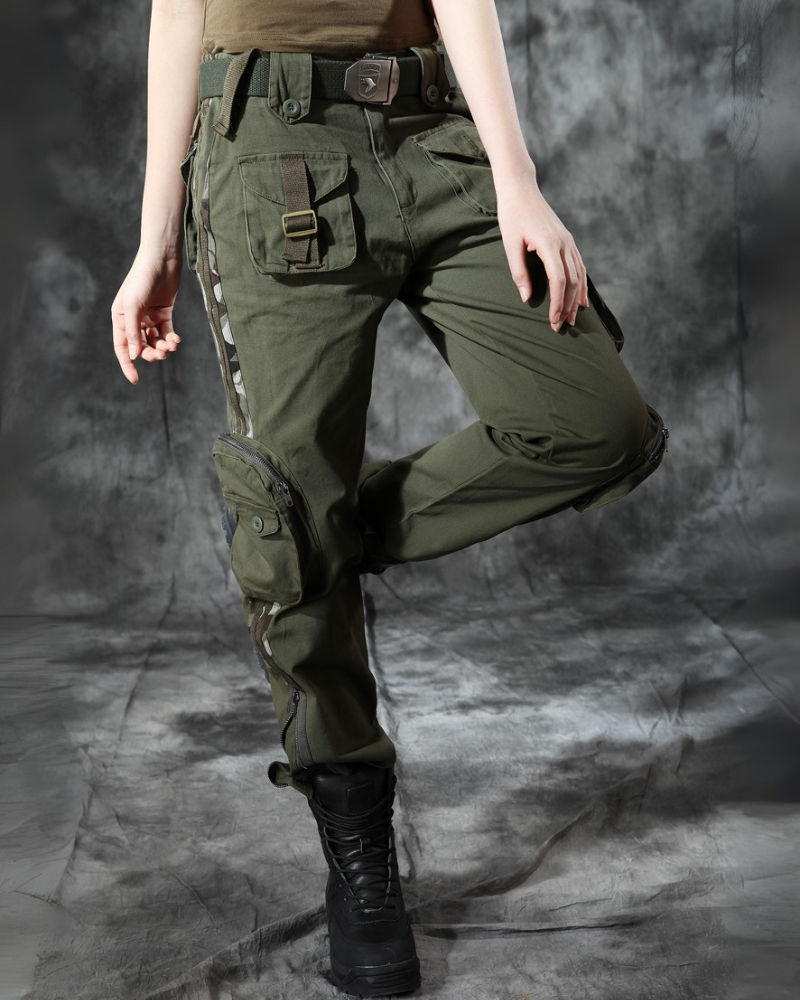 Women's Multi-Pocket Slim Fit Cargo Pants